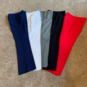 EXPRESS 5 pairs of Editor dress slacks